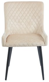 VANESA BEIGE VELVET ΥΦΑΣΜΑ ΚΑΡΕΚΛΑ ΜΕΤΑΛΛΙΚΗ