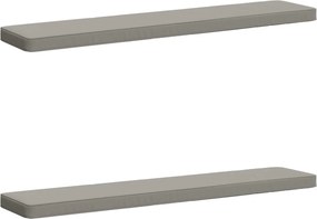 vidaXL Μαξιλάρια Πάγκου 2 Τεμαχίων VUGHT 2 pcs 100% Πολυεστέρας Γκρι