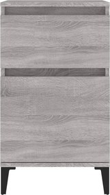 vidaXL Κομοδίνο Γκρι Sonoma 40x35x70 εκ.