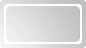 vidaXL Καθρέφτης Μπάνιου με LED 90x50 εκ.