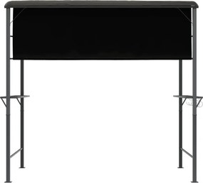 vidaXL Κιόσκι με Οροφή Ανθρακί 220x110x200 εκ.