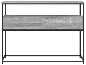 Τραπέζι Κονσόλα Γκρι Sonoma 100x40x75 εκ. Επεξεργασμένο Ξύλο - Γκρι