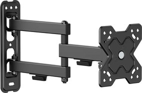 POWERTECH επιτοίχια βάση τηλεόρασης PT-1279, 13-32", έως 20kg, full motion
