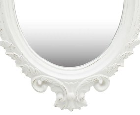 Καθρέφτης Τοίχου με Στιλ Castle Λευκός 56 x 76 εκ. - Λευκό