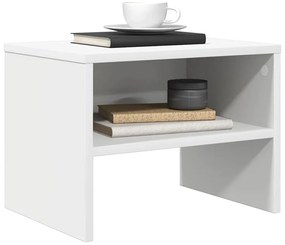 vidaXL Κομοδίνα 2 τεμ. Λευκά 40 x 30 x 30 εκ. από Επεξ. Ξύλο