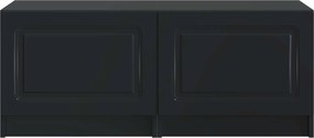vidaXL Ντουλάπι TV Μαύρο Επεξεργασμένο Ξύλο