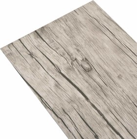 vidaXL Πλάκες Δαπέδου 18 pcs Γκρι 5,26 τ.μ. PVC