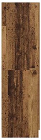 vidaXL Ντουλάπι Παλιό ξύλο 82,5 x 51,5 x 180 εκ. Επεξεργασμένο ξύλο