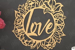 Intra απο ξύλο plywood 3mm-4mm πάχος – Τέχνη τοίχου για την ημέρα του Αγίου Βαλεντίνου | Ρομαντικό δώρο Δίασταση 40x30 cm INTRAFABR-110774379