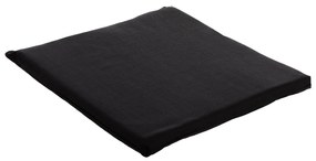 ΜΑΞΙΛΑΡΙ ΚΑΡΕΚΛΑΣ BOGI  TEXTILENE ΣΕ ΜΑΥΡΟ ΧΡΩΜΑ--43x41x3.5(πάχος)εκ. 43x41x3.5 εκ.