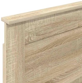 vidaXL Κεφαλάρι με κεφαλάρι Δρύς Sonoma 90 cm Επεξεργασμένο ξύλο