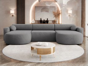 Γωνιακός καναπές Nicelo U-Γκρι