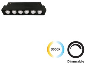 Linear Antiglare L:125 Magnetic (dimmable) Viokef 4244401