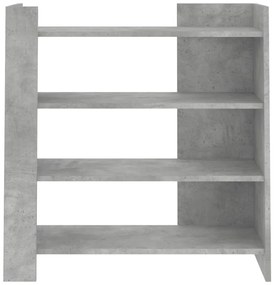 vidaXL Ντουλάπι Γκρι Σκυροδέματος 73,5x35x75 εκ. Επεξεργασμένο Ξύλο
