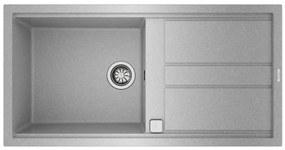 TEKA NOVA 60 L TG 1B 1D Ένθετος Γρανιτένιος νεροχύτης Stone Grey Μ100xΠ51εκ