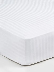 Κατωσέντονο Satin Stripes με λάστιχο Διπλό (160x200+40)