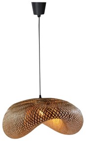 Intrahome Φωτιστικό οροφής μονόφωτο Lighty intrahome Ε27 φυσικό μπαμπού Φ42x13εκ | SKU: INTRAPA-300111114