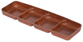 Ορντεβιέρα 4 Θέσεων 10197 33x10x2,5cm Brown Evelin Polystyrene