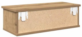 vidaXL Ντουλάπι τοίχου Artisan Oak 60x26x18,5 cm Κατασκευασμένο ξύλο