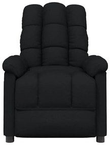 vidaXL Πολυθρόνα Μασάζ Μαύρη Υφασμάτινη