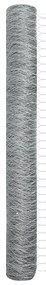 vidaXL Hexagon Fence 1.4 x 10 μ Γαλβανισμένο Ατσάλι