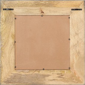 vidaXL Καθρέφτης 50 x 50 εκ. από Μασίφ Ξύλο Μάνγκο