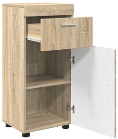 vidaXL Ντουλάπι Μπάνιου με πόρτα TULUM Sonoma Δρυς 37 x 31.5 x 82 εκ