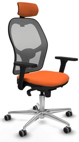 Καρέκλα γραφείου με κεφαλάρι Jorquera Piqueras y Crespo 3D086G2 Πορτοκαλί