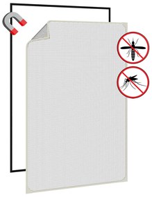 vidaXL Σήτα Εντόμων Μαγνητική για Παράθυρα Λευκή 80 x 120 εκ.