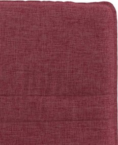 vidaXL Καρέκλες Τραπεζαρίας 4 τεμ. Μπορντό Υφασμάτινες