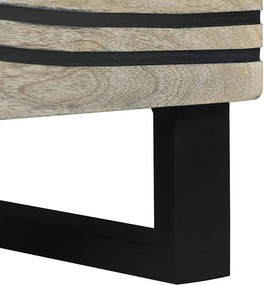 vidaXL Κομοδίνο Λευκό 40 x 33 x 46 εκ. Επεξεργασμένο Ξύλο