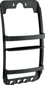 Ραφιέρα Μπάνιου Διπλή (26x11.5x54.5) Wenko Black 26363100