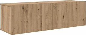 vidaXL Σετ επίπλου τηλεόρασης 4 pcs Artisan Oak Επεξεργασμένο ξύλο