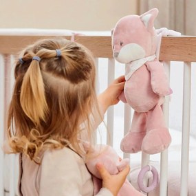 Λούτρινο Ζωάκι Με Ήχο Nattou Alice & Pomme Mini Αλεπού N485043