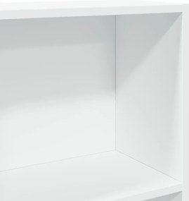 vidaXL Βιβλιοθήκη Λευκή 60x24x176 εκ. από Τεχνητό Ξύλο
