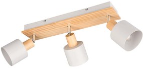 Φωτιστικό Οροφής - Σποτ Shanti 862700376 45,5x17,5x19,5cm 3xE14 10W Natural-Grey Trio Lighting