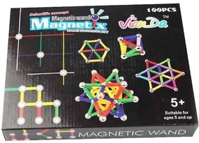 Μαγνητικό σετ κατασκευών Magnetix 100 τεμάχια JianDa 0509 OEM