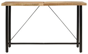 vidaXL Τραπέζι Μπαρ 180 x 70 x 107 εκ. από Μασίφ Ξύλο Μάνγκο &amp; Σίδηρο