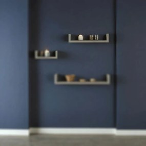 Ραφιέρα τοίχου Derva σε cement γκρι απόχρωση 45x15x10 εκ. 45x15x10 εκ.