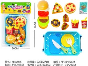 Σετ κοπής τροφίμων - Fast Food - 174A6 - 917284