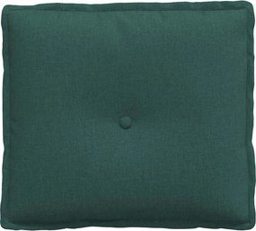 vidaXL Μαξιλάρι Πλάτης Σκούρο Πράσινο 50 x 45 x 19 cm ύφασμα