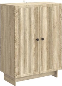 vidaXL Πλαϊνό γραφείο Sonoma Δρυς 66 x 34,5 x 90 εκ Επεξεργασμένο Ξύλο