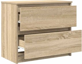 vidaXL Έπιπλο Τηλεόρασης Sonoma Δρυς 60x35x54 εκ. Επεξ. Ξύλο