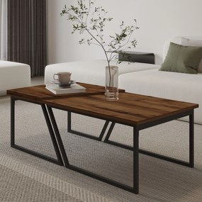 Coffee Table Set Verona P0024623 - Rustic Walnut Rustic Walnut