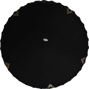 Καθρέπτης Specio pakoworld ξύλο σε μαύρη απόχρωση Φ60x4.5εκ