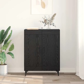 vidaXL Πλαϊνό γραφείο Μαύρη Οξυά 69,5 x 34 x 90 εκ.