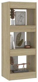 vidaXL Βιβλιοθήκη/Διαχωρ. Χώρου Sonoma Δρυς 40x30x103 εκ. Επεξ. Ξύλο