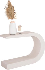 ΚΟΝΣΟΛΑ ΣΕΙΡΑ SANTORINI HM18049 MDF ΣΕ ΥΠΟΛΕΥΚΟ ΧΡΩΜΑ 110x30x70Υεκ.