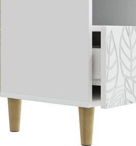 vidaXL Ντουλάπι TV 102 x 34,5 x 50 εκ. Λευκό Επεξεργασμένο Ξύλο