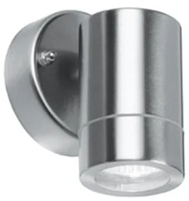 Φωτιστικό Σποτ Τοίχου GU10 IP54 INOX-Γυαλί σε Ασημί HI7032A ACA-HI7032A-Ασημί HI7032A